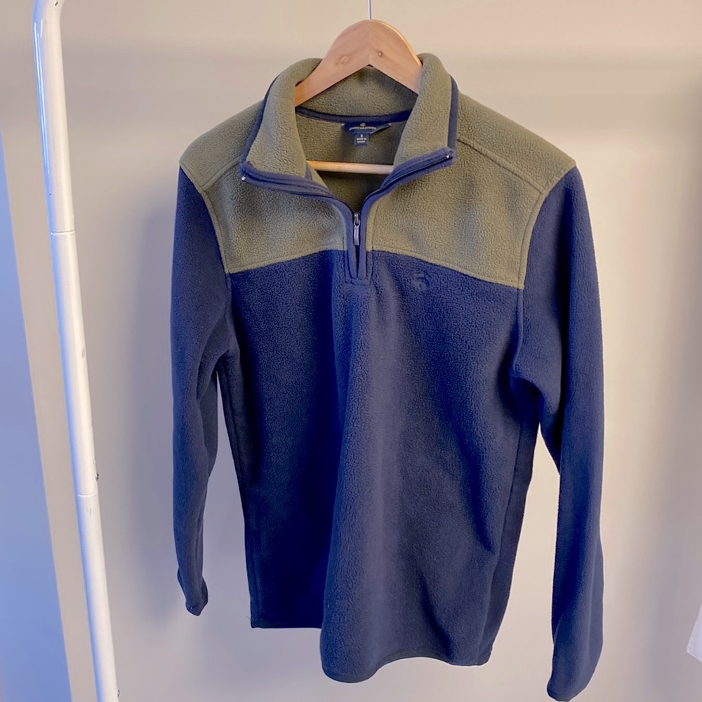Brooks Brothers pull over quarter zip fleece -S